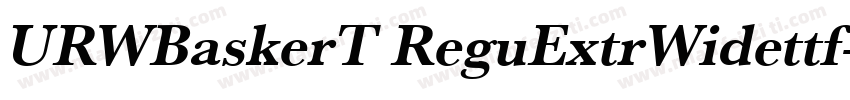 URWBaskerT ReguExtrWidettf字体转换